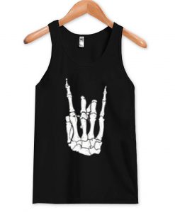 Skeleton Hand Vest Tank Top