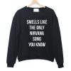 Smells Like The Only Nirvana Song Sweatshirt