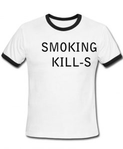 Smoking kills tshirt ring