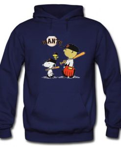 Snoopy Baseball Giants Hoodie