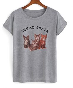 Squad Goals cat T shirt