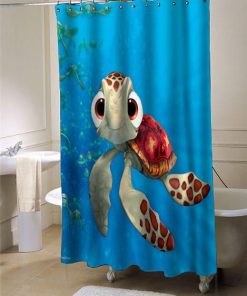 Squirt FindingNemo shower curtain customized design for home decor