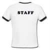 Staff Tshirt Ringer Back