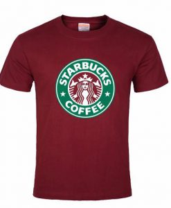 Starbucks Coffee Maroon TShirt