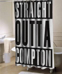 Straight Outta Compton shower curtain customized design for home decor