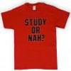 Study or Nah shirt