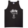 Stussy New York Los Angeles Tokyo London Paris Logo Tanktop