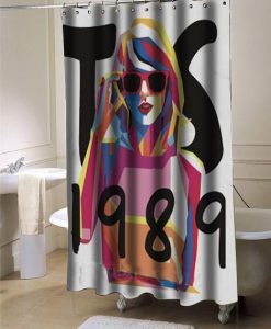 Taylor swift 1989 shower curtain customized design for home decor