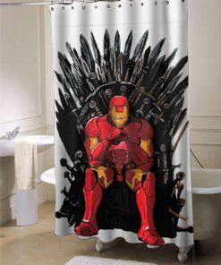 The Iron Man Throne shower curtain customized design for home decor
