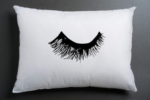 The Lashes left Pillow case