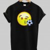 Throwing and Kiss Emoji Face T shirt