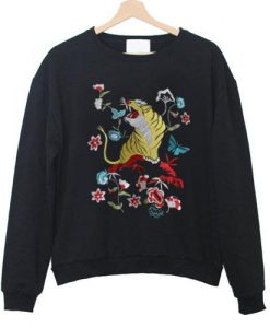 Tiger Floral Sweatshirt