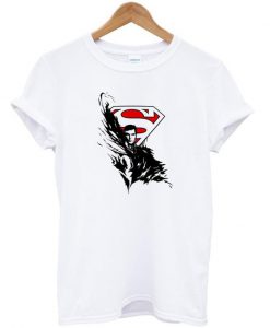 Tribal Rose And Superman Logo tshirt