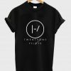 Twenty One Pilots Inspired Round Logo T shirt