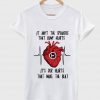 Twenty One Pilots It ain't the speakers that bump hearts it's our hearts that make the beat T shirt