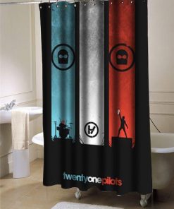 Twenty One Pilots shower curtain customized design for home decor