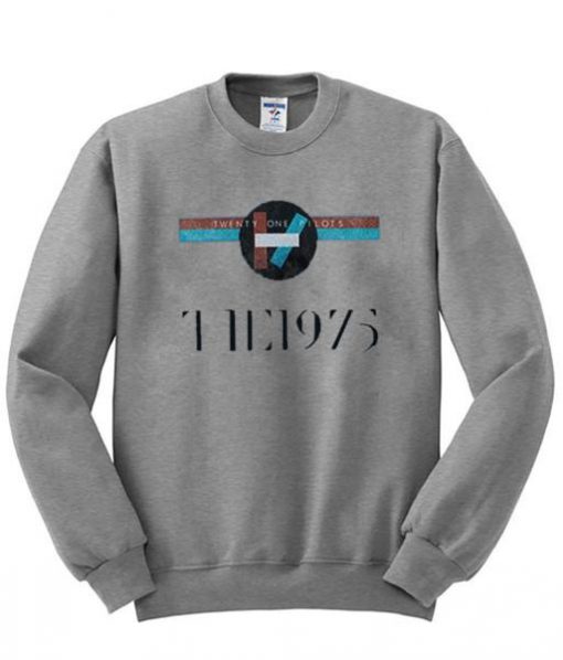 Twenty one pilots and The 1975 sweatshirt