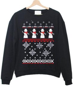 Ugly Snowman Christmas Sweatshirt