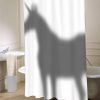 Unicorn In The Shower Curtain Shadow shower curtain