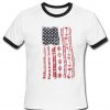 Usa Flag Tsirt Ringer