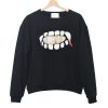 Vampire Fangs Sweatshirt