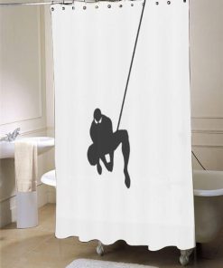 Web Slinging Spiderman shower curtain customized design for home decor