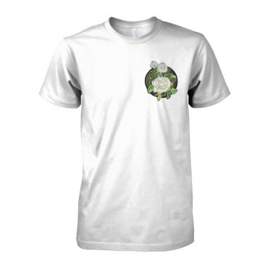 White rose tshirt