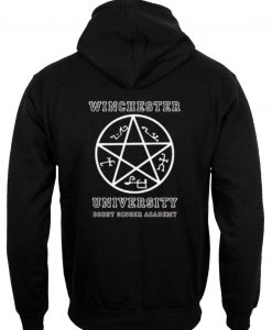 Winchester University hoodie back