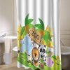 Zoo Cute shower curtain customized design for home decor
