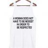 a woman does tanktop