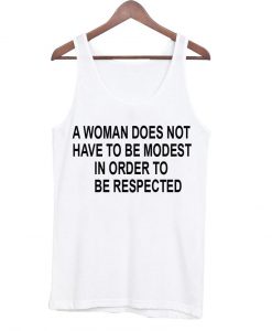 a woman does tanktop