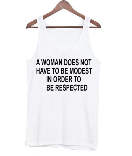 a woman does tanktop