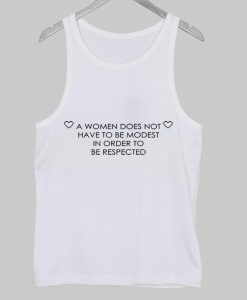 a women does not Tank Top