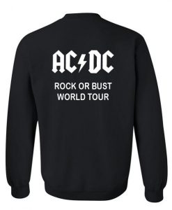 ac&dc sweatshirt back