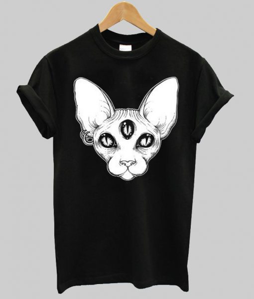 alien cat T shirt