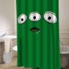 alien monster shower curtain customized design for home decor