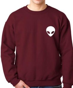 alien pocket sweatshirt