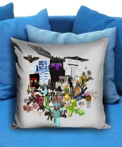 all character minecraft Pillow case
