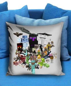 all character minecraft Pillow case