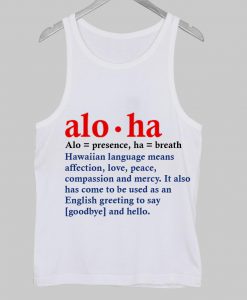 aloha Tank Top