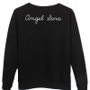 angel sara sweatshirt back