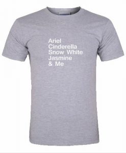 ariel cinderella tshirt