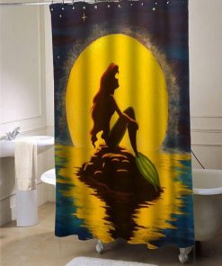 ariel the little mermaid shower curtain customized design for home decor