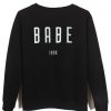 babe sweatshirt