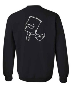 bart simpson sweatshirt back