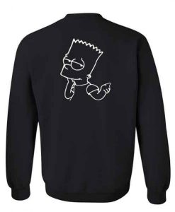 bart simpson sweatshirt back