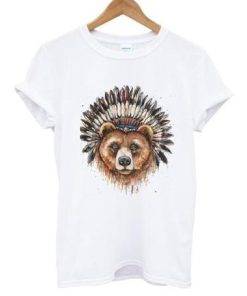 bear heanddress tshirt
