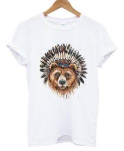 bear heanddress tshirt