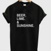 beer lime & sunshine shirt