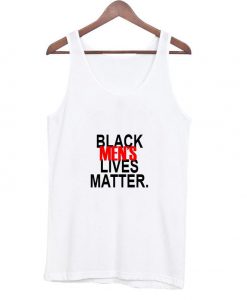 black mens lives matter tanktop